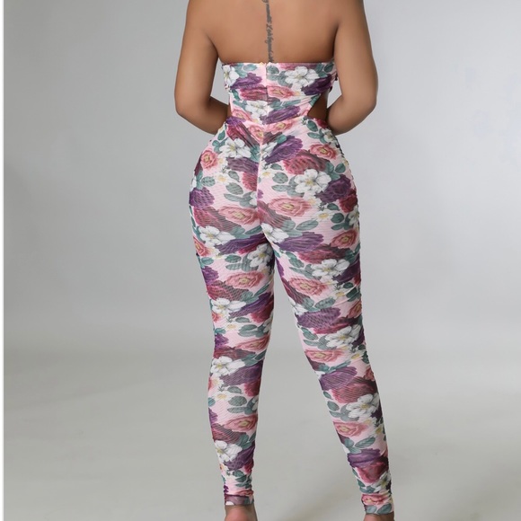 Floral jumpsuit set - Picture 5 of 5